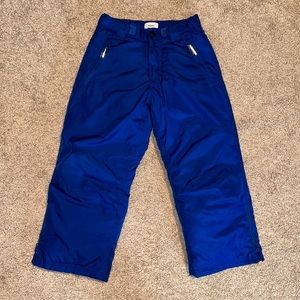 Kids Old Navy snow pants small 6/7 blue